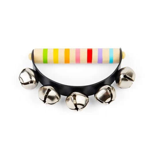 Bigjigs Toys Rolničky s dřevěnou rukojetí