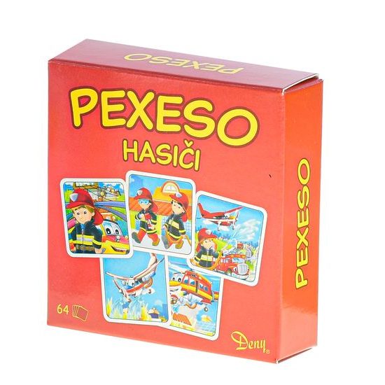 Pexeso Hasiči 64ks v krabičce