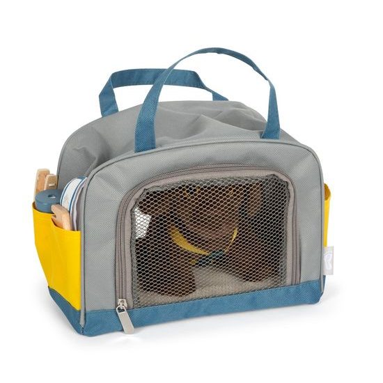 small foot Plyšový pes s pečovatelskou sadou