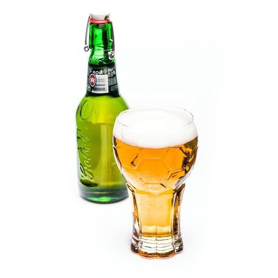 Fotbalová sklenice na pivo