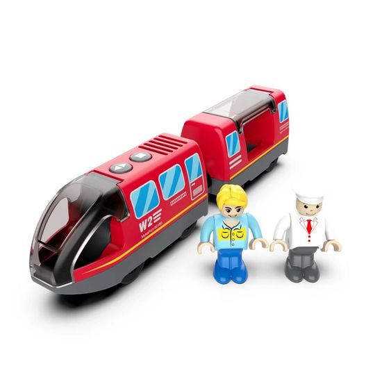 2Kids Toys Elektrický městský vlak červený