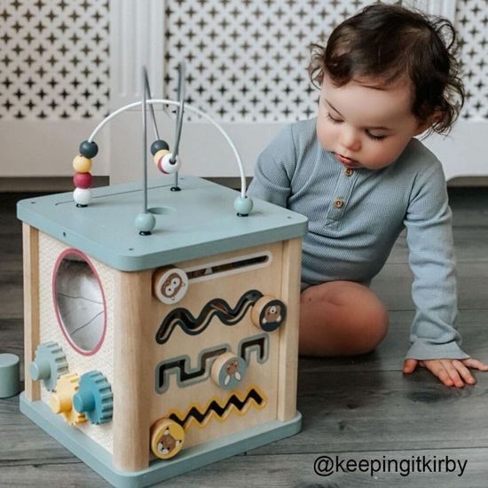 Bigjigs Baby Motorická aktivní kostka