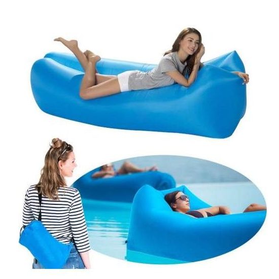 Samonafukovací vak LAZY BAG - červený