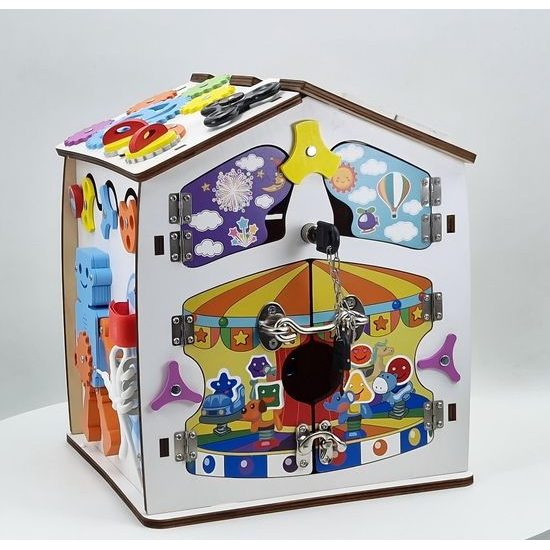 2Kids Toys Activity board Domeček bílý