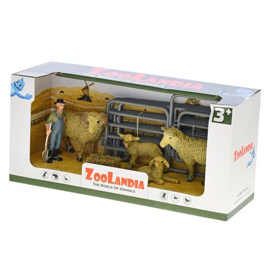 Zoolandia zvířátko farma s mláďaty a doplňky 2druhy v krabičce
