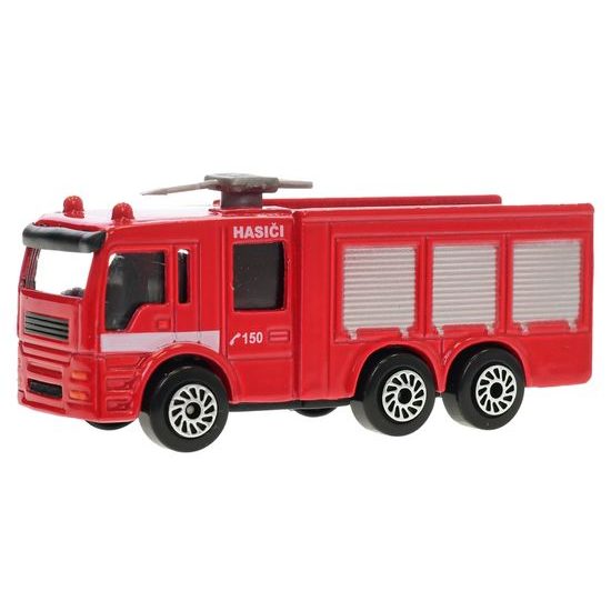 2-Play Traffic Auto hasiči CZ 8cm kov volný chod 2druhy na kartě