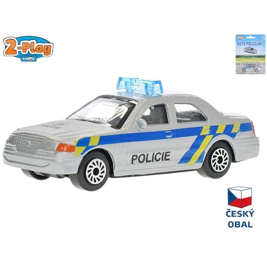 2-Play Traffic Auto policie CZ 8cm kov volný chod na kartě