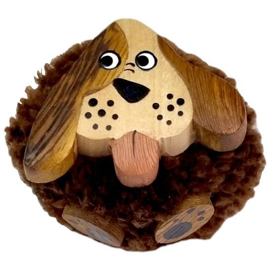 2Kids Toys Dřevěná magnetka velká pompon Pes