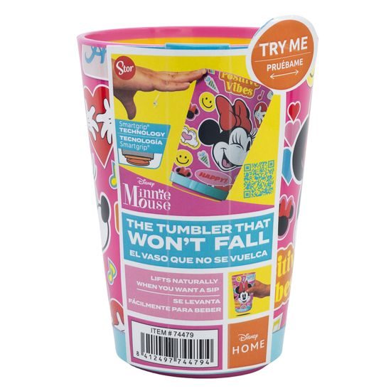 Bezpečný plastový kelímek 470 ml - Minnie Mouse Flower Power