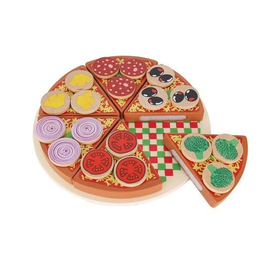 Dřevěná pizza - sada