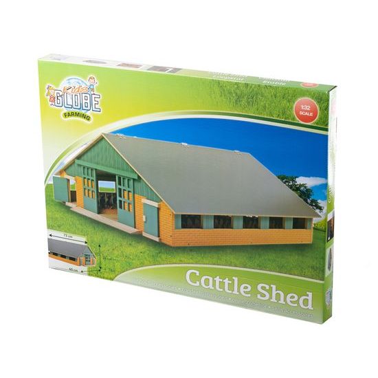 Kids Globe Farming farma dřevěná 73x60x26cm 1:32 v krabičce