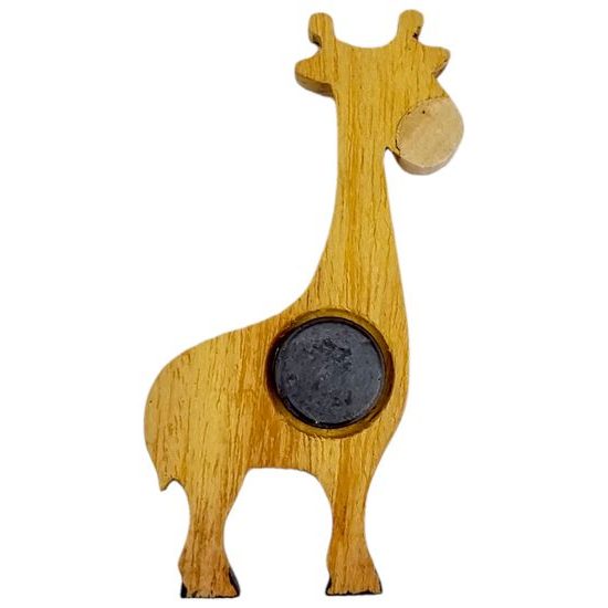 2Kids Toys Dřevěná magnetka velká Žirafa