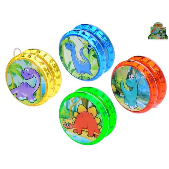 Jojo dinosauři 6cm na baterie se světlem 4barvy 12ks v DBX