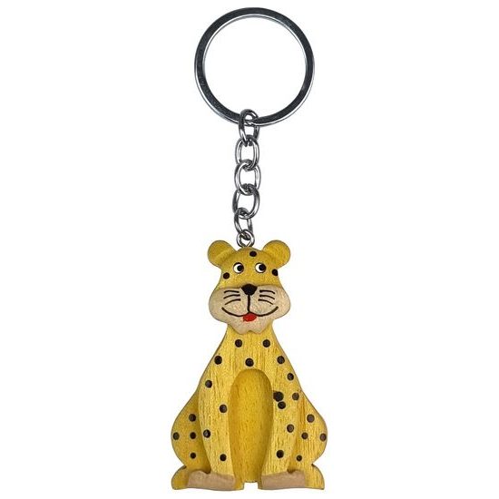 2Kids Toys Dřevěná klíčenka velká Leopard