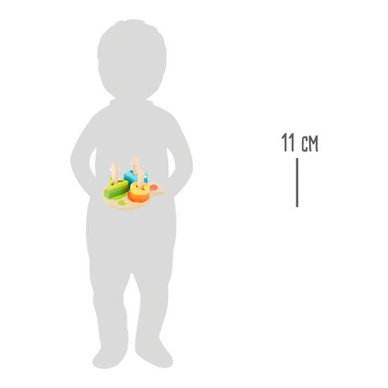 small foot Dřevěná hra barvy a tvary