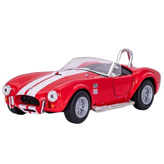 Kinsmart Shelby Cobra 427 1965 13cm kov na zpětný chod 3barvy 12ks v DBX