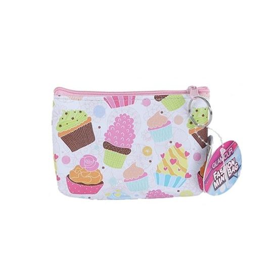 Glamour peněženka 13x9cm na zip 6druhů 24ks v DBX