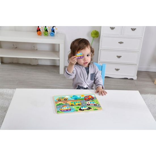 2Kids Toys Vkládací puzzle Doprava