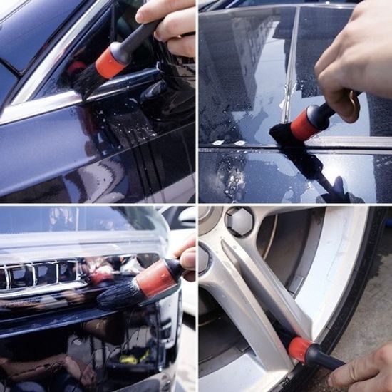 Detailingové štětce + hadřík