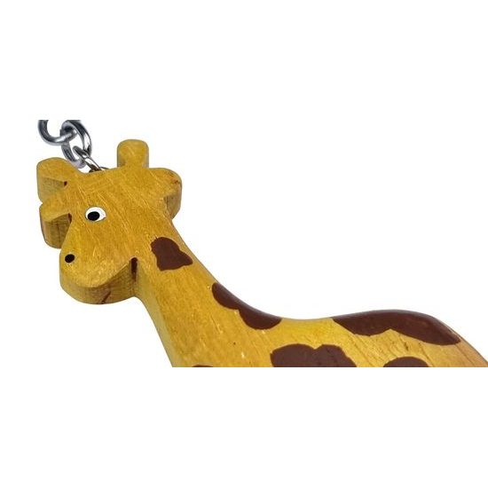 2Kids Toys Dřevěná klíčenka velká Žirafa
