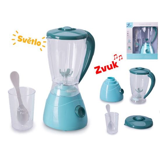 Mixér 18cm na baterie se světlem, zvukem a doplňky v krabičce