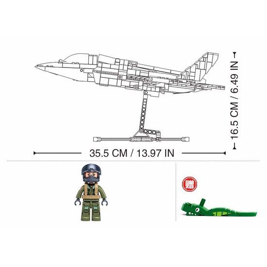 Sluban Model Bricks M38-B1361 Stíhací letoun F-35BS v měřítku 1:44