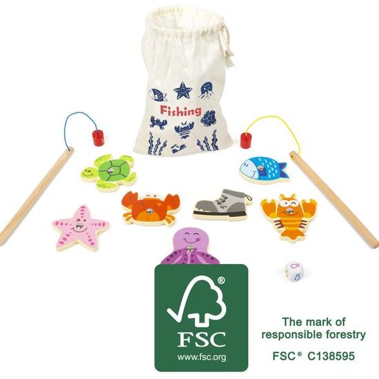 small foot Cestovní chytání rybiček