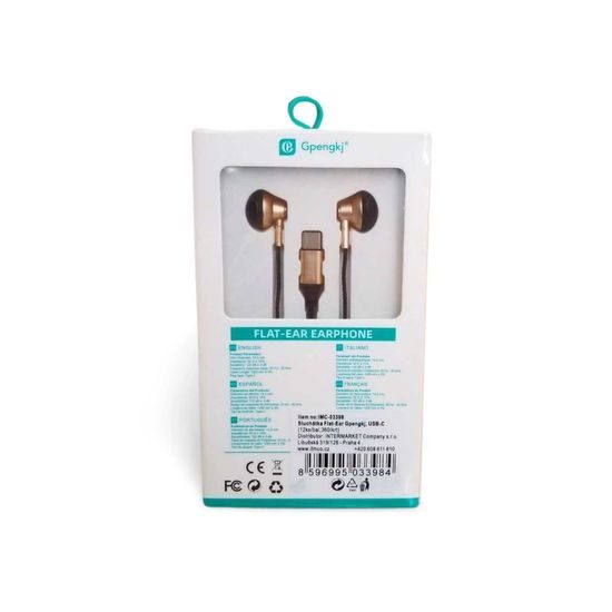 Sluchátka Flat-Ear Gpengkj USB-C