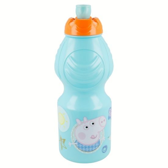 Dětská plastová sportovní láhev Prasátko Pepa 400ml