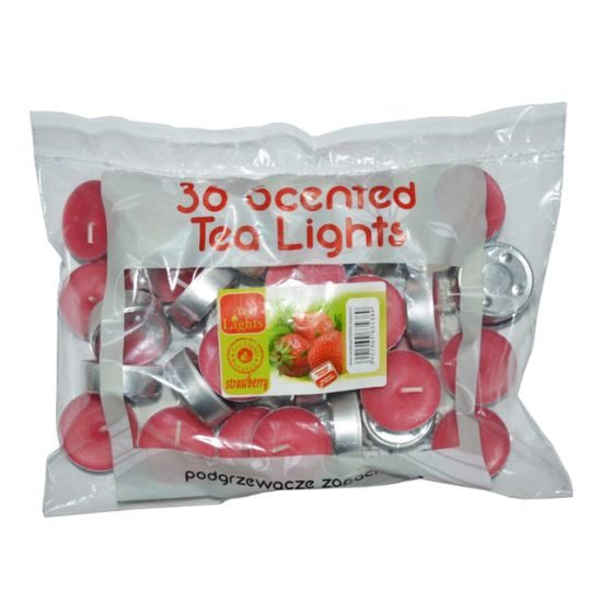 Admit Vonné čajové svíčky 36ks Strawberry