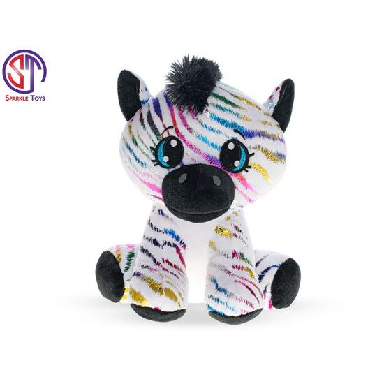 Star Sparkle zebra plyšová 24cm sedící 0m+ v sáčku