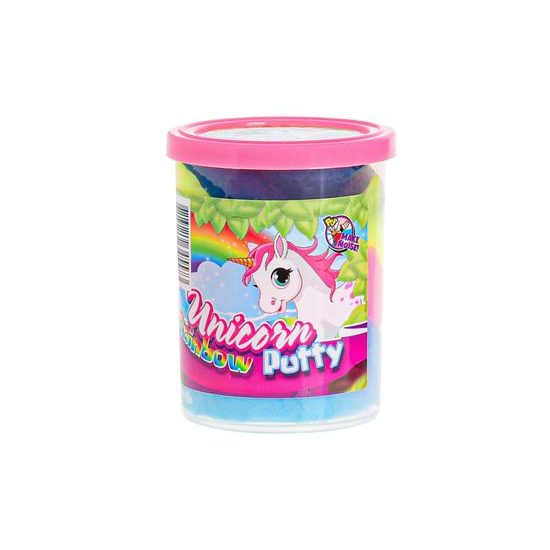 Unicorn hmota duhová prdící v kelímku 12ks v DBX