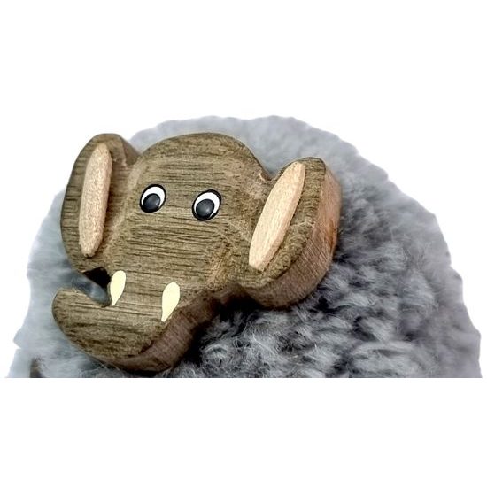 2Kids Toys Dřevěná magnetka velká pompon Slon