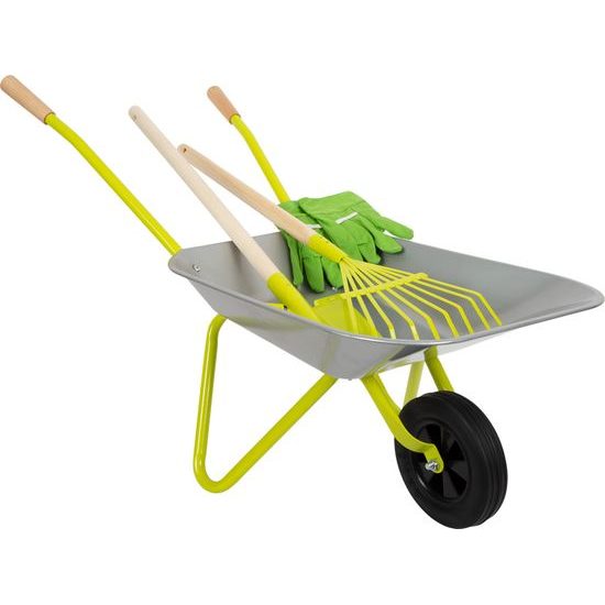 small foot Kolečko se zahradním nářadím