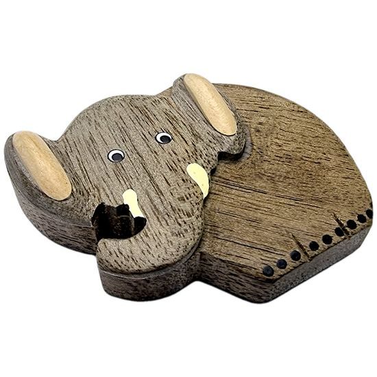 2Kids Toys Dřevěná magnetka velká Slon z boku