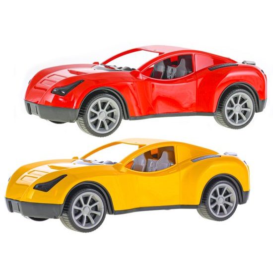 Auto sportovní 38cm na volný chod 2barvy 24m+ v síťce