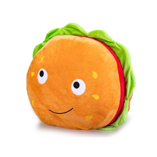 Take Me Home hamburger plyšový 40cm s obličejem 0m+