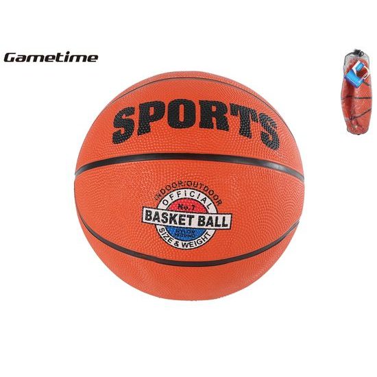 Gametime basketbalový míč velikost 7 v síťce