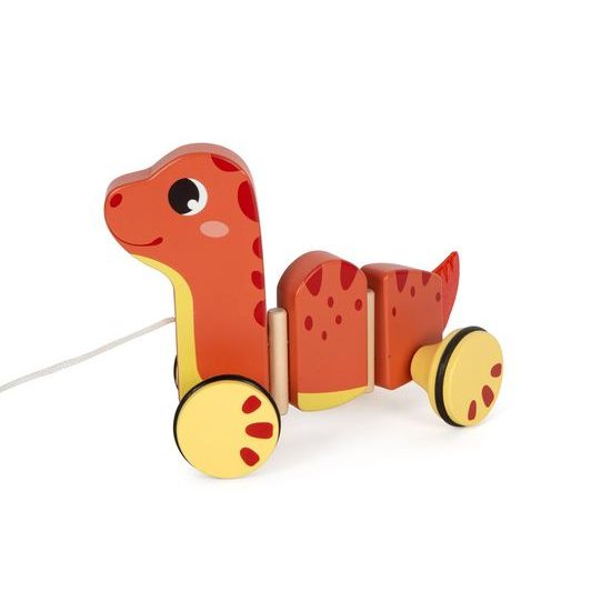 small foot Dřevěná tahací hračka Dino