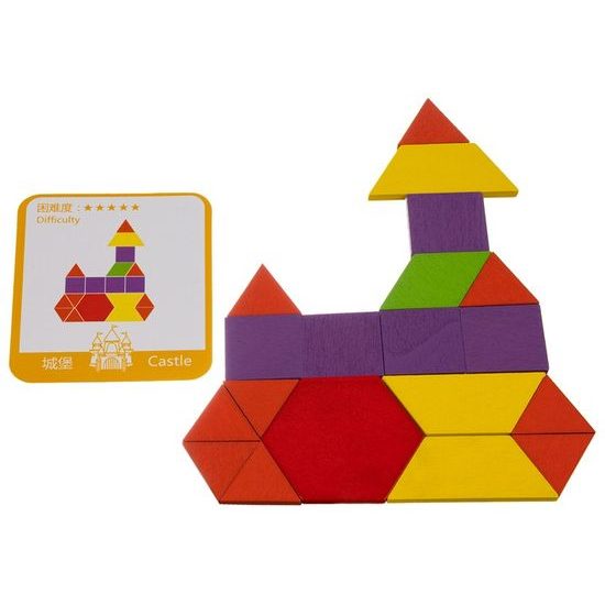 Vzdělávací puzzle - geometrické obrazce