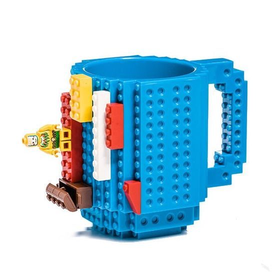 Hrnek Building blocks - MODRÝ