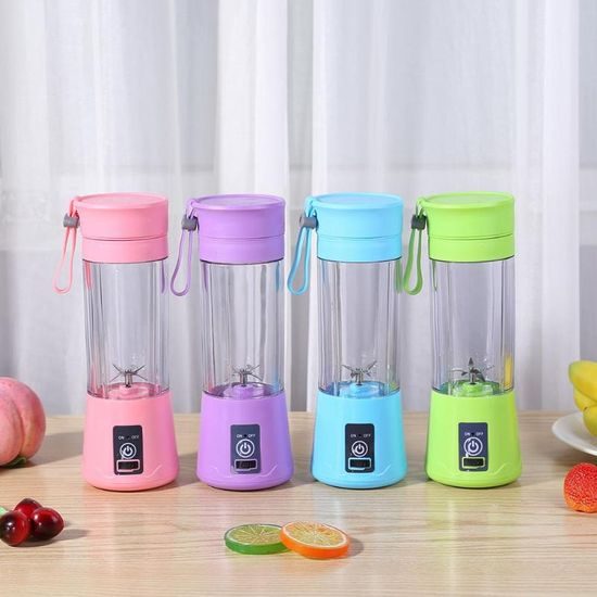 Přenosný USB smoothie maker - fialová
