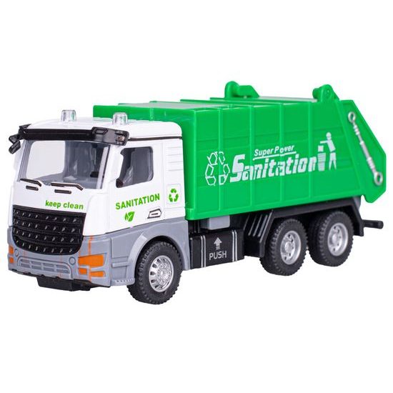 2-Play Traffic auto popelářské 14,5cm kov zpětný chod 2druhy v krabičce