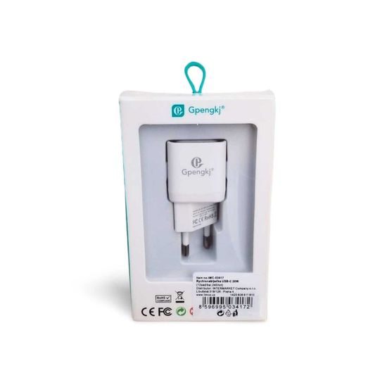 Rychlonabíječka USB-C 20W
