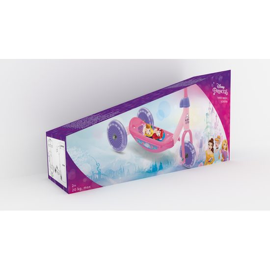 Dětská tříkolová koloběžka Princezny Disney