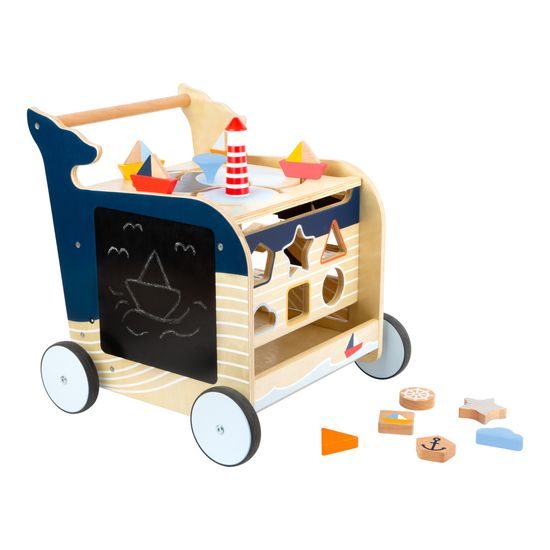 small foot Dřevěné chodítko Velryba