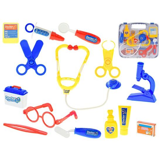 Doktorský set 14ks 26x24cm v kufříku