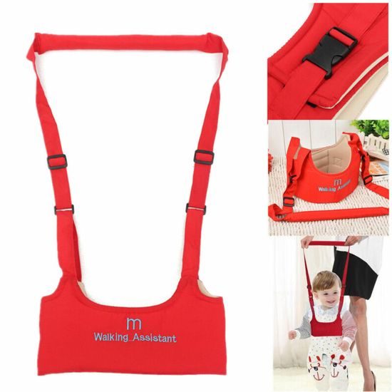 Popruhy na učení chůze pro děti růžová - Walking Assistant