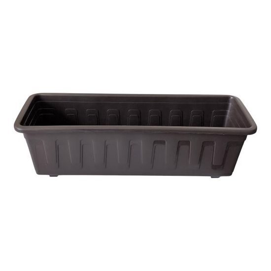 Samozavlažovací truhlík Garden flor 50 cm hneda