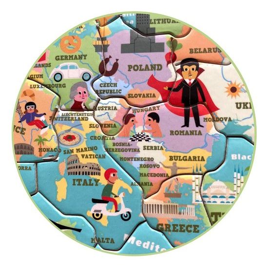 Vilac Magnetická mapa světa Ingela